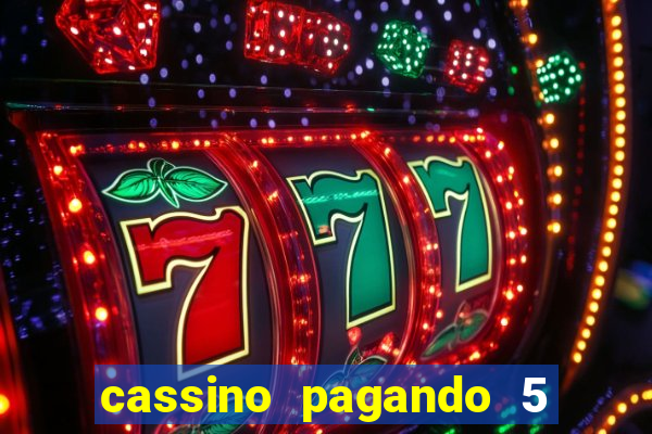 cassino pagando 5 reais no cadastro